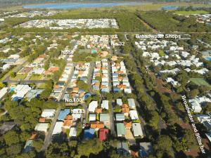 Nespecifikovaný výhled na destinaci Busselton nebo výhled na město při pohledu z chaty