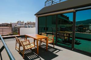 Μπαλκόνι ή βεράντα στο The First Key Luxury & small apartment in the center of Xanthi
