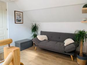 Część wypoczynkowa w obiekcie Le Cocon des Hortillonnages d'Amiens