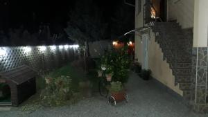 Vonkajšia záhrada v ubytovaní Apartman Motorcycle friendly Osijek
