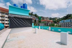a view from the roof of a building at PATONG BLUE HOTEL in Patong Beach