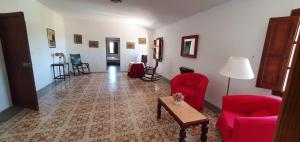 A seating area at Casa Castellitx Mallorca