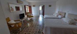 A television and/or entertainment centre at Casa Castellitx Mallorca