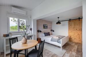 Posezení v ubytování d.Five Vineyard & Retreat Kőröshegy