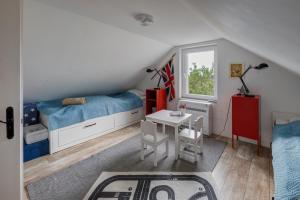 Posezení v ubytování d.Five Vineyard & Retreat Kőröshegy
