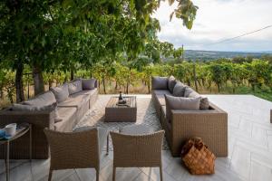 Posezení v ubytování d.Five Vineyard & Retreat Kőröshegy