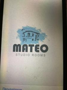 a book with a picture of a marico studio rooms at MATEO in Levádeia