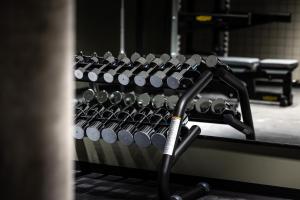 Fitness centrum a/nebo fitness zařízení v ubytování Quality Hotel Harstad
