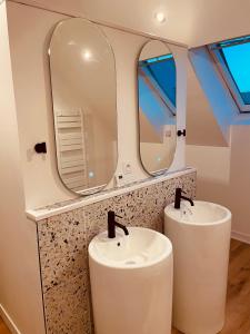 Koupelna v ubytování L Osmose "Suite" sauna-hammam-spa