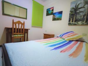 Posteľ alebo postele v izbe v ubytovaní Apartment Severo Ochoa