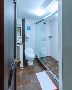 Koupelna v ubytování Juan Sebastián Hotel