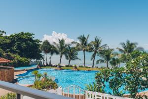 a view of the pool at the resort at Samui Art Villa in Bophut 