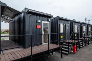 Μπαλκόνι ή βεράντα στο HOTEL R9 The Yard Uki