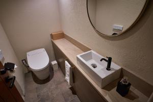 Koupelna v ubytování Hotel Lepo Chahal