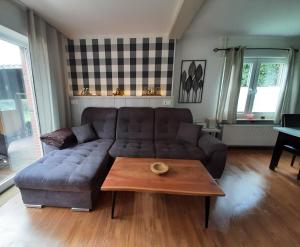 Posezení v ubytování Ferienhaus Weitblick