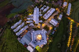 an overhead view of a building at night at Sterling Ooty Fern Hill in Ooty