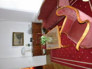 Posezení v ubytování Gästehaus Leipzig
