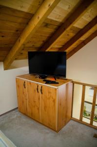 TV a/nebo společenská místnost v ubytování Brvnare Ala Vrdnik + 9 fotografií