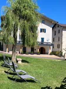 Zahrada ubytování Casa Dalsass