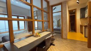 Kuchyň nebo kuchyňský kout v ubytování Corso Apartment
