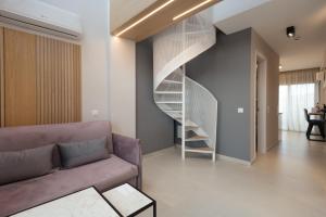 LUX&EASY Athens Downtown Residences的休息区