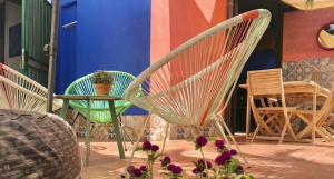 A seating area at Casa VivaQi Tenerife