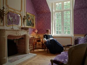 Relais & Château Louise de La Vallière的休息区