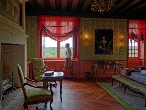 Relais & Château Louise de La Vallière的休息区