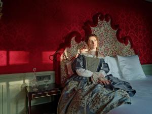 Relais & Château Louise de La Vallière客房内的一张或多张床位