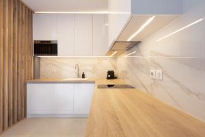 LUX&EASY Athens Downtown Residences的厨房或小厨房