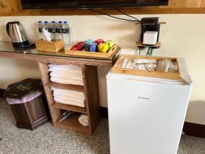 Kuchyň nebo kuchyňský kout v ubytování Fish House Homestay