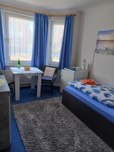 Postel nebo postele na pokoji v ubytování Pension Abendsonne