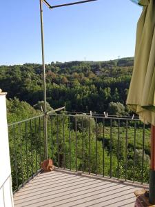 a view from the balcony of a house at Casa di Paola a Tufo in Santa Paolina