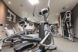 Posilňovňa alebo fitness centrum v ubytovaní Spa Moser apartments