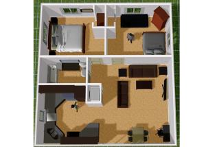 Načrt razporeditve prostorov v nastanitvi Newly Remodeled spacious units, minutes from mountains, inlet, downtown and airport