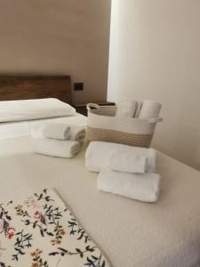 Postelja oz. postelje v sobi nastanitve La Casetta Di Rosina