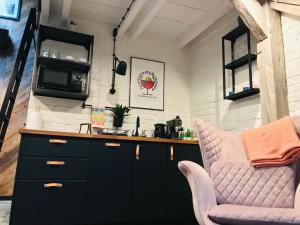 Kuchyňa alebo kuchynka v ubytovaní Apartamenty Rymanów