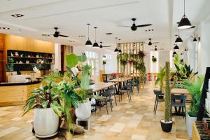 Restaurace v ubytování 瓦樣山巷台南玉井農莊露營戶外婚禮