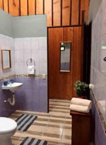 Koupelna v ubytování Eco Finca Tucan