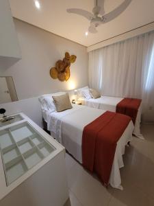 Ένα ή περισσότερα κρεβάτια σε δωμάτιο στο Casa Flórida