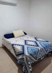 Ліжко або ліжка в номері Residencial Del Lujo Santa Clara - Hacienda Seminario