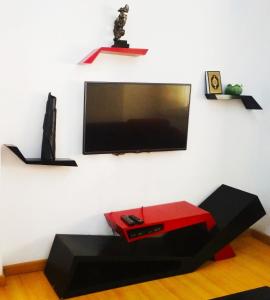 TV a/nebo společenská místnost v ubytování Nice house