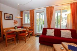 Ein Sitzbereich in der Unterkunft Villa Linde