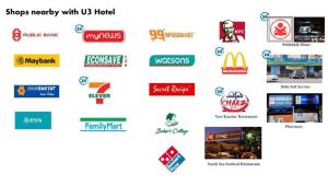 Certifikát, hodnocení, plakát nebo jiný dokument vystavený v ubytování U3 HOTEL