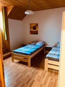 Voodi või voodid majutusasutuse Ubytování Bořeňovice toas