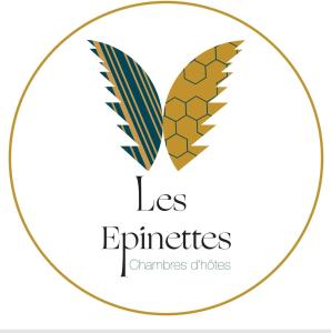 un logo pour les bureaux chiropractiques de las epentrists dans l'établissement Les Epinettes chambres d'hôtes, à Crèvecoeur-le-Grand