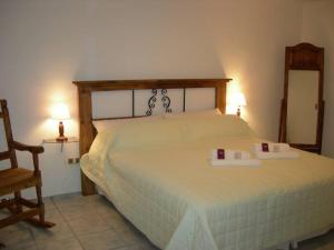 Katil atau katil-katil dalam bilik di Hermosa Casa con pileta