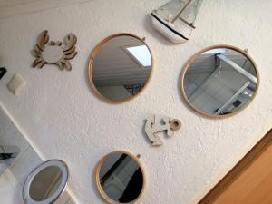 Koupelna v ubytování Ferienwohnung altes Steinlager