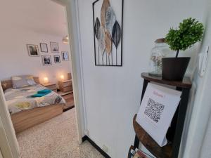 Posteľ alebo postele v izbe v ubytovaní Proche gare et centre-ville, 2 chambres cosy