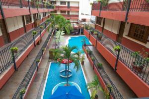 A piscina localizada em Hotel Hacienda María Eugenia Acapulco ou nos arredores